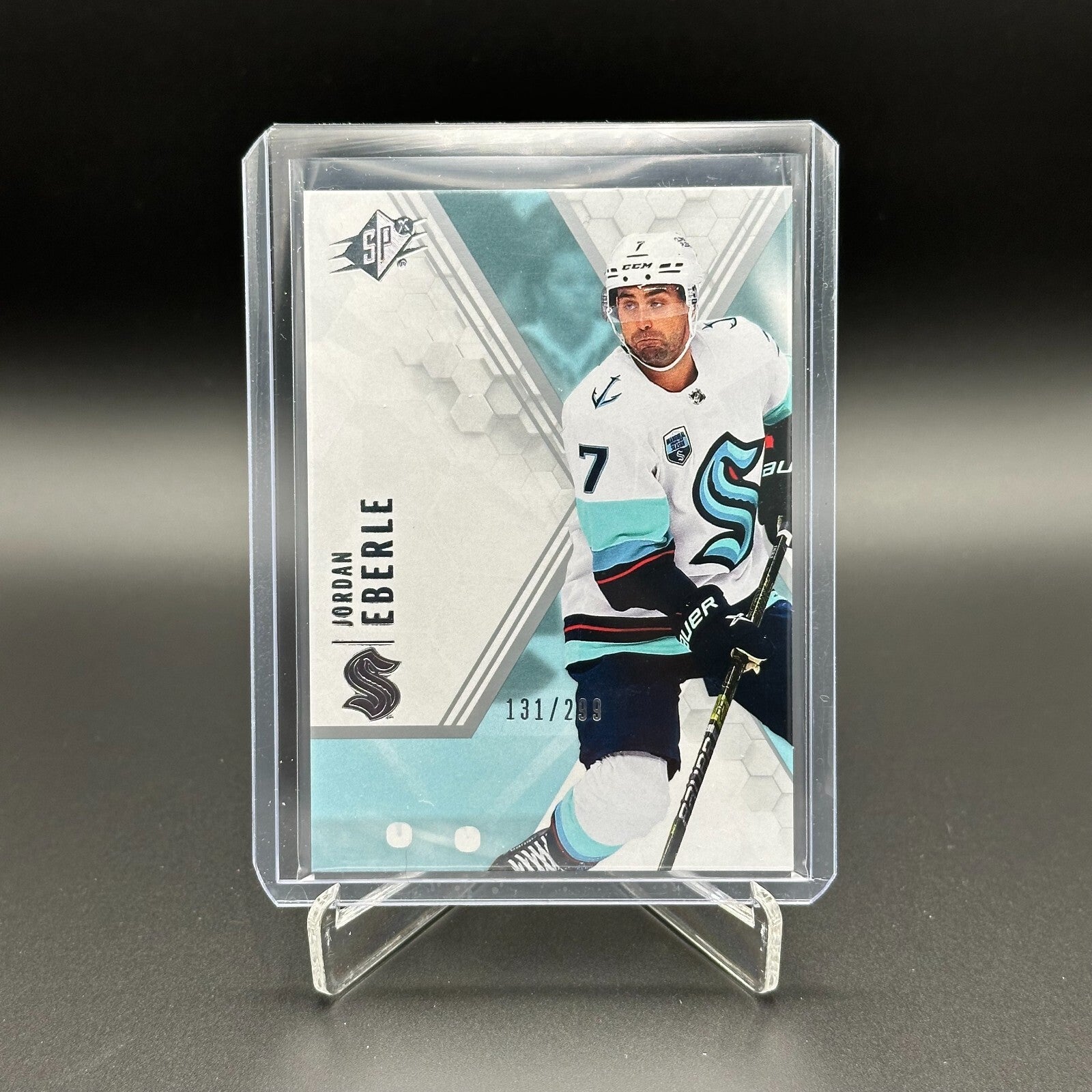 2021-22 UD SPx JORDAN EBERLE #7 131/299 - Seattle Kraken