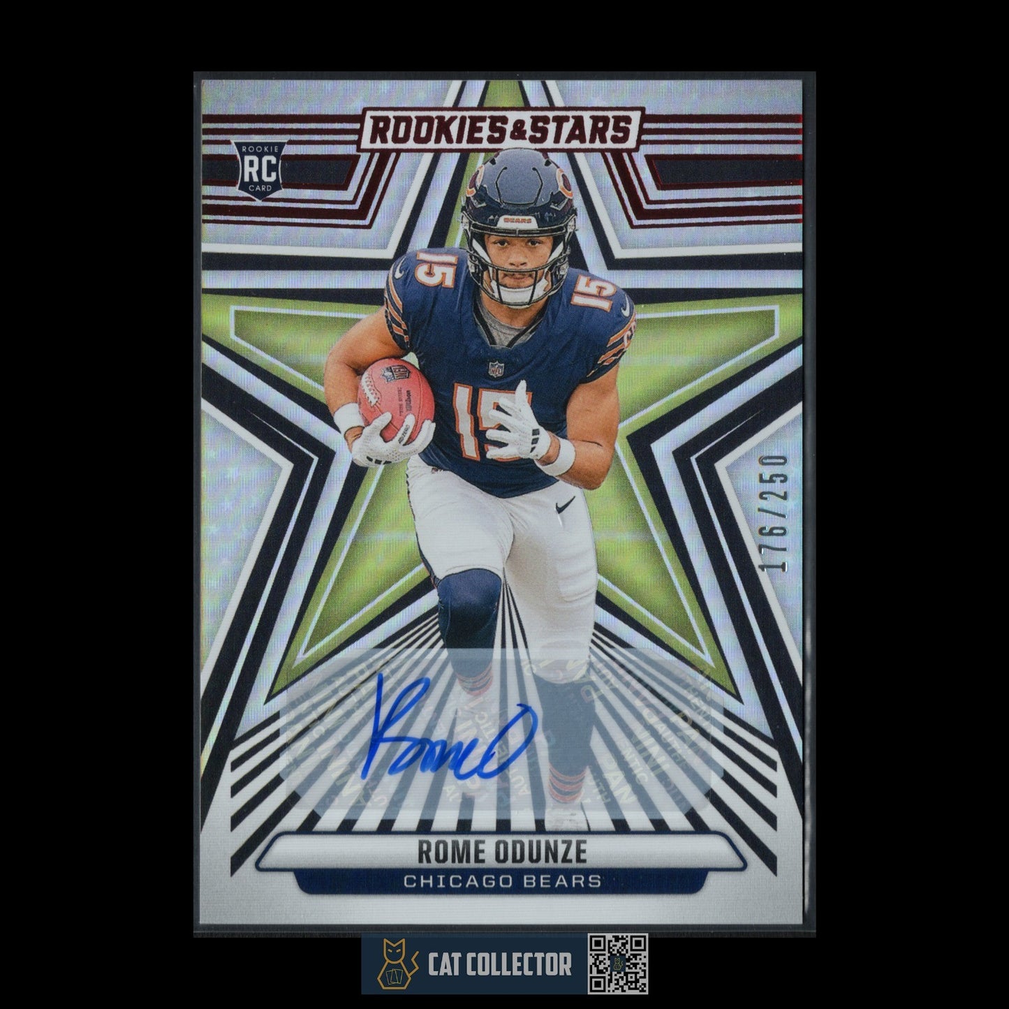 2024 Panini Rookies & Stars ROME ODUNZE #186 Rookie RC Auto 176/250