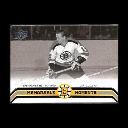 2023-24 UD Boston Bruins Centennial CASHMAN'S FIRST HAT TRICK #143