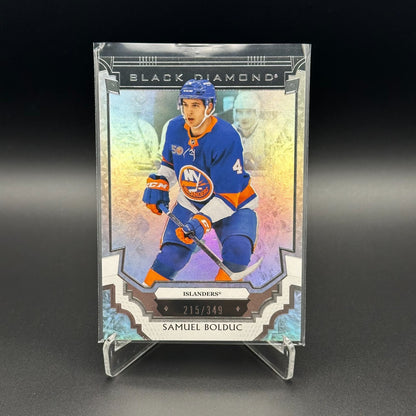 2023-24 UD Black Diamond SAMUEL BOLDUC #BDB-SB /349 - New York Islanders