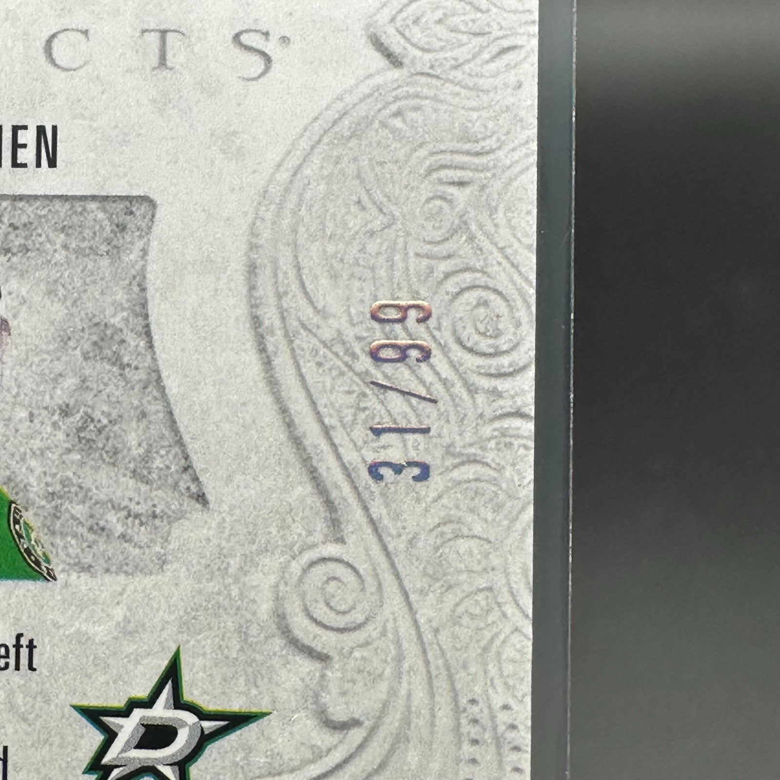 2025-26 UD Artifacts MIKKO RANTANEN #8 Platinum Sparkle /99