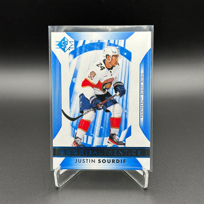 2023-24 UD SP Authentic JUSTIN SOURDIF #105 Rookie Authentics - Florida Panthers