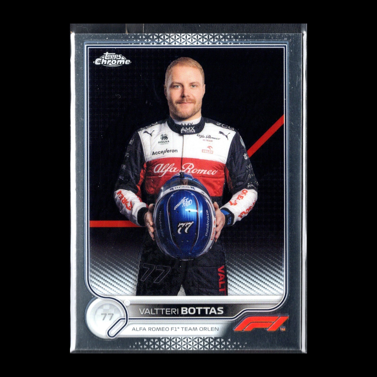 2022 Topps Chrome F1 Formula 1 VALTTERI BOTTAS #57 - Alfa Romeo