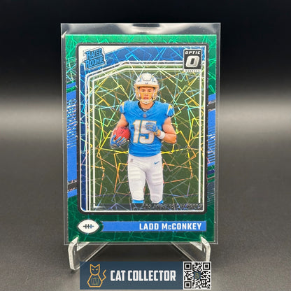 2024 Panini Donruss Optic LADD MCCONKEY #266 RC Rated Rookie Green Hyper Prizm