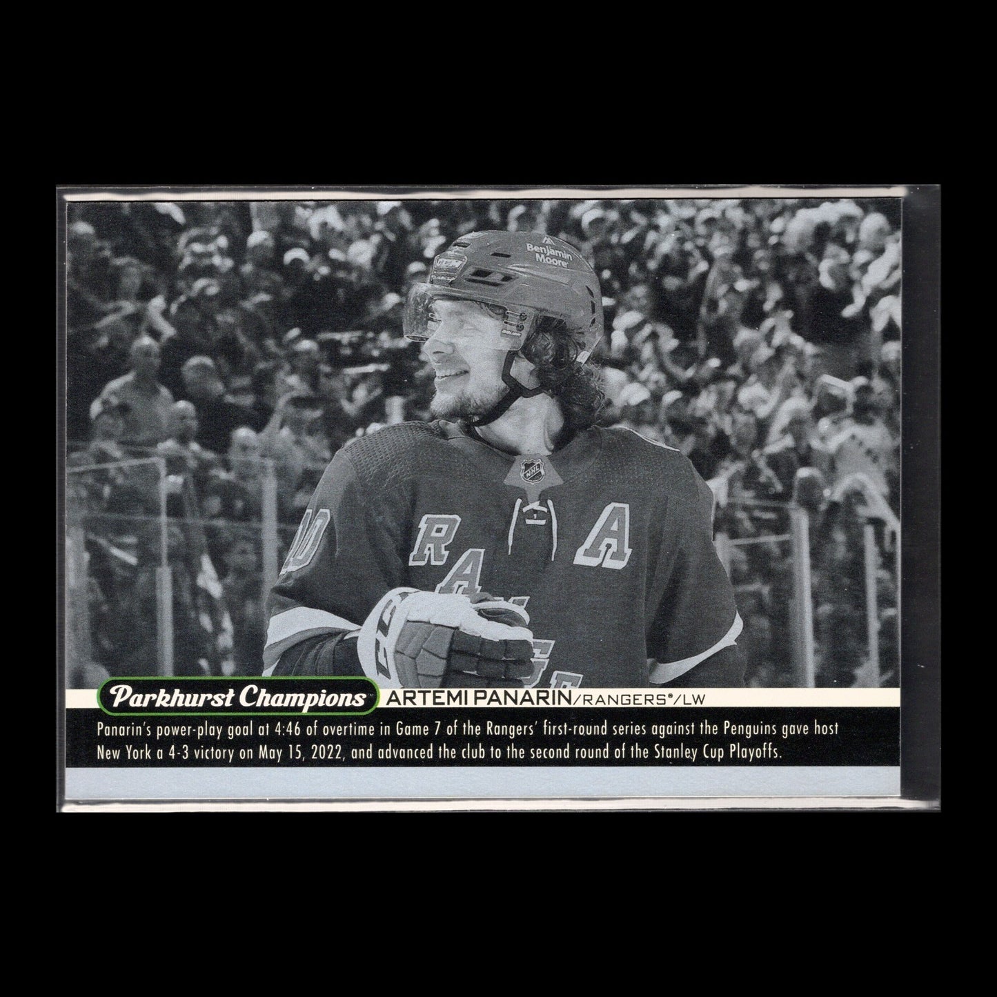 2022-23 UD Parkhurst Champions ARTEMI PANARIN #WI-22 Wire Image - NY Rangers