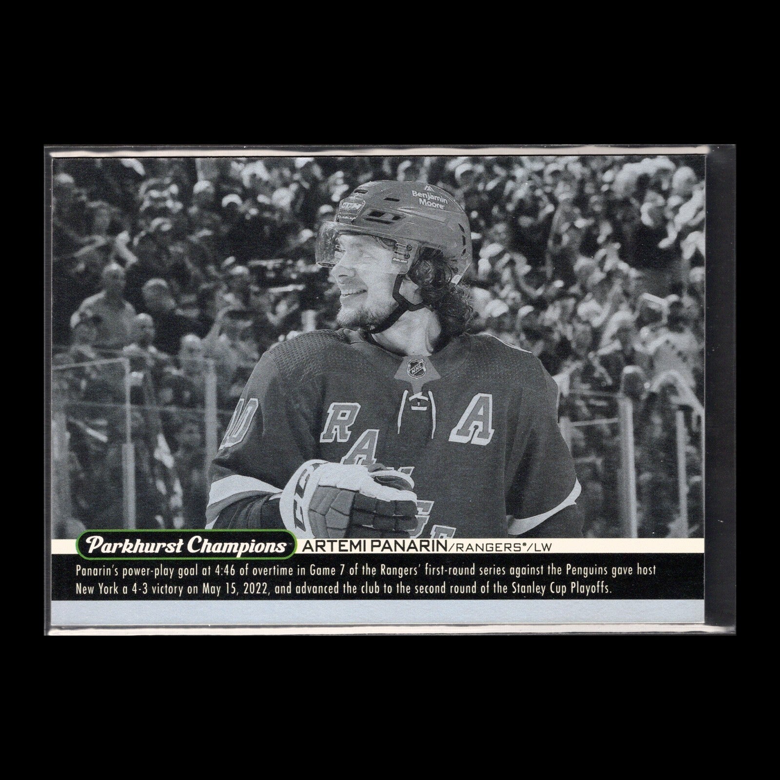 2022-23 UD Parkhurst Champions ARTEMI PANARIN #WI-22 Wire Image - NY Rangers