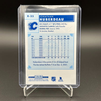 2022-23 O-Pee-Chee Platinum JONATHAN HUBERDEAU #R-35 Retro - Calgary Flames