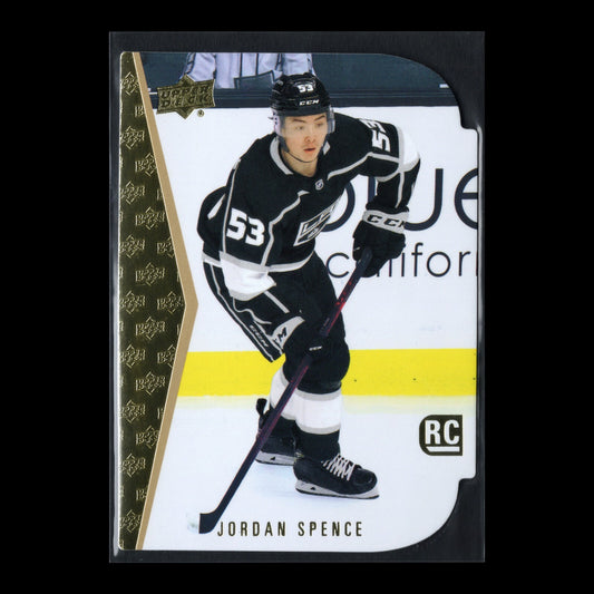 2022-23 UD Series 1 JORDAN SPENCE #RDT-8 Rookie RC Gold Die-cut - LA Kings
