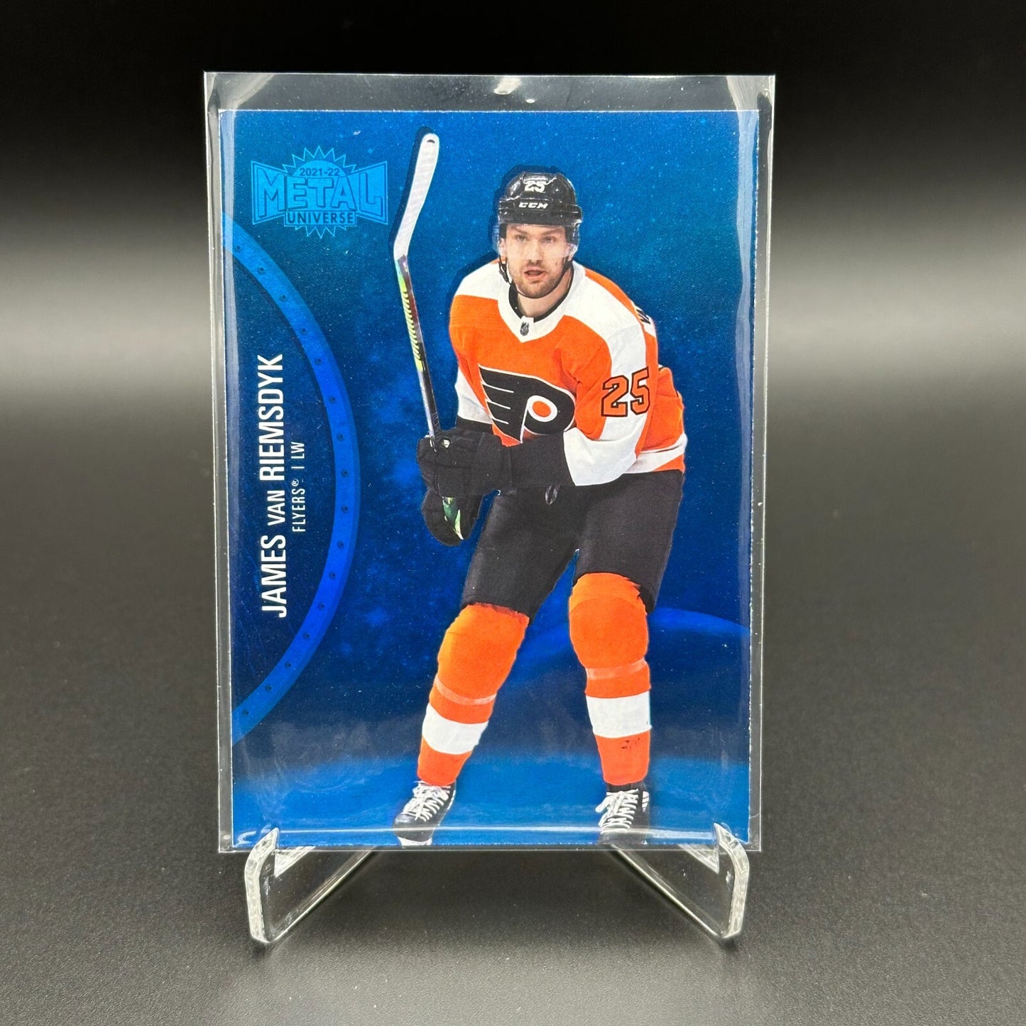 2021-22 SkyBox Metal Universe JAMES VAN RIEMSDYK #48 Blue spectrum