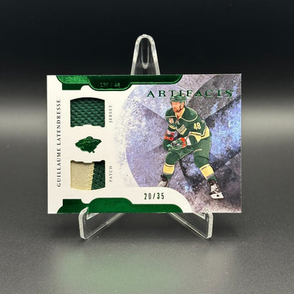 2011-12 Artifacts GUILLAUME LATENDRESSE #48 Horizontal Emerald Patch Jersey /35