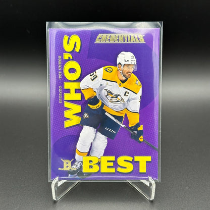 2023-24 Upper Deck Credentials Who's Best/Next Inserts ~ YOU PICK from list!