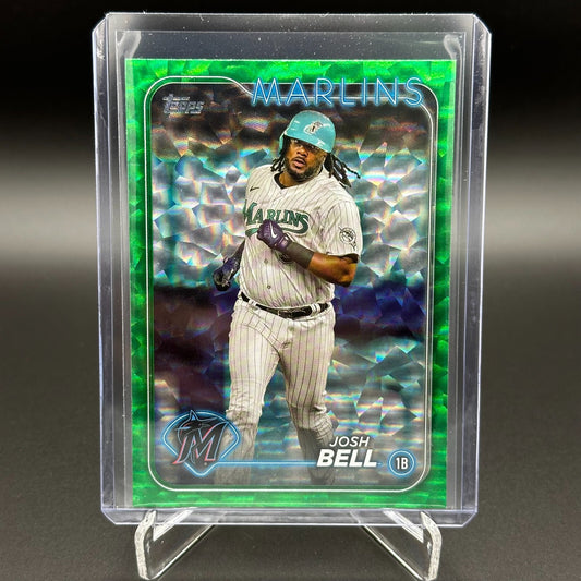 2024 Topps Series 2 JOSH BELL #689 Green foil /499 - Miami Marlins