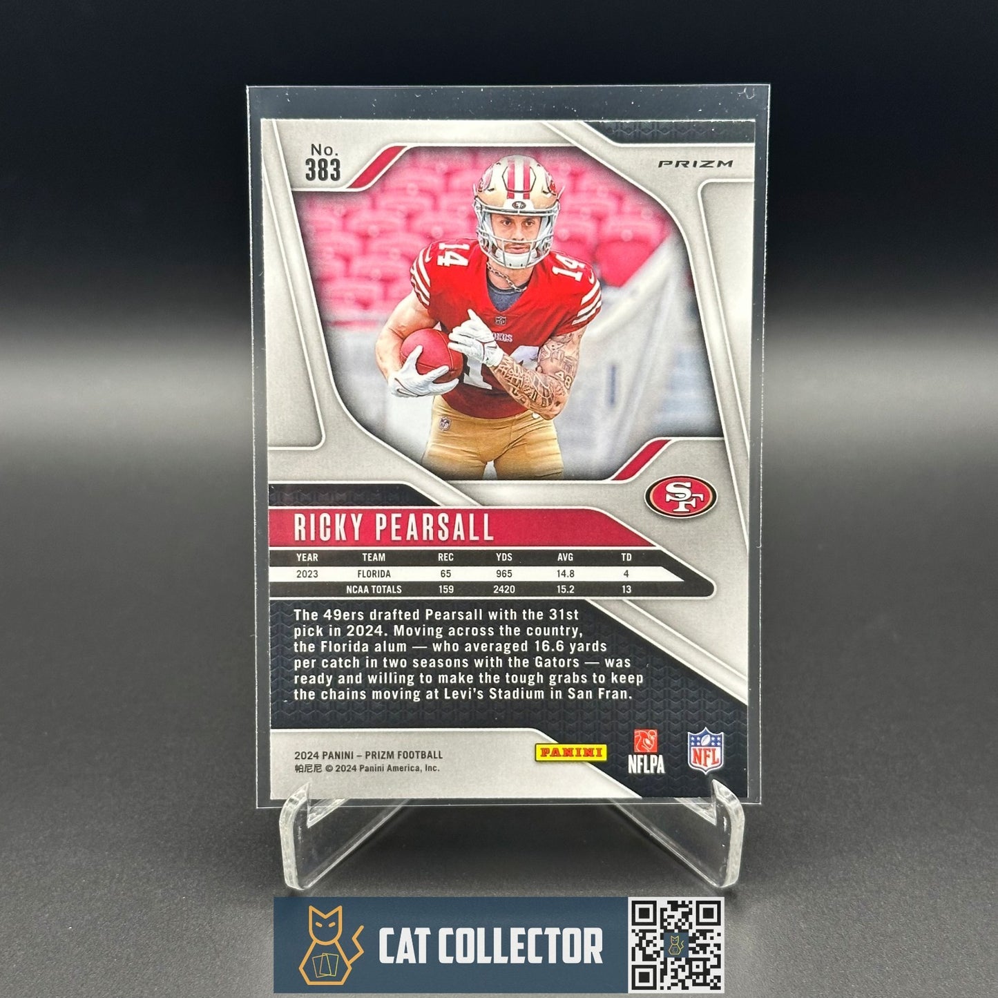 2024 Panini Prizm RICKY PEARSALL #383 Rookie Purple pulsar San Francisco 49ers