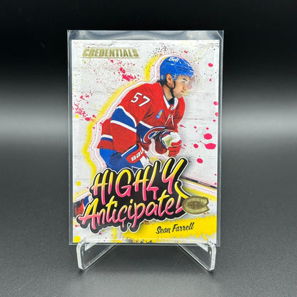 2023-24 Upper Deck Credentials Highly Anticipated Inserts ~ YOU PICK from list!