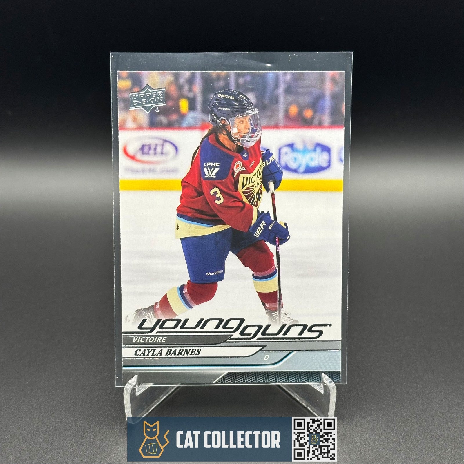 2024-25 UD PWHL CAYLA BARNES #70 Young guns RC Rookie