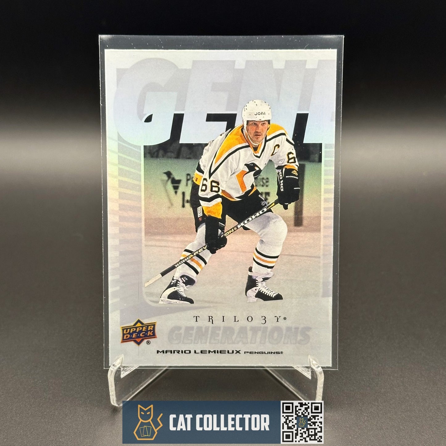 2023-24 UD Trilogy MARIO LEMIEUX #TG-20A Generations