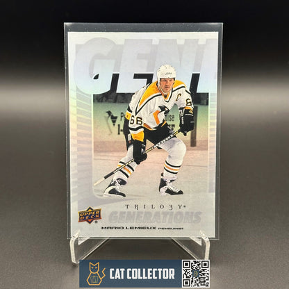 2023-24 UD Trilogy MARIO LEMIEUX #TG-20A Generations