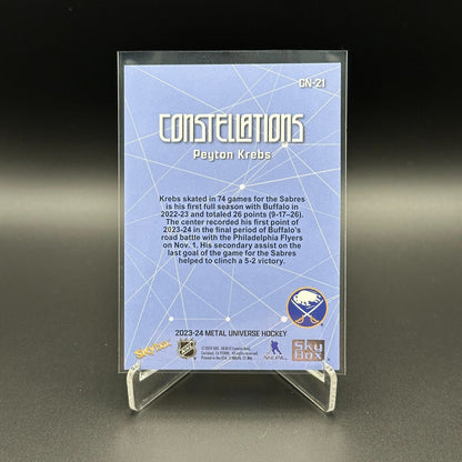 2023-24 SkyBox Metal Universe PEYTON KREBS #CN-21 Constellations