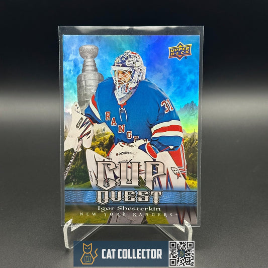 2025-26 UD Series 1 IGOR SHESTERKIN #CQ-4 Cup Quest - New York Rangers