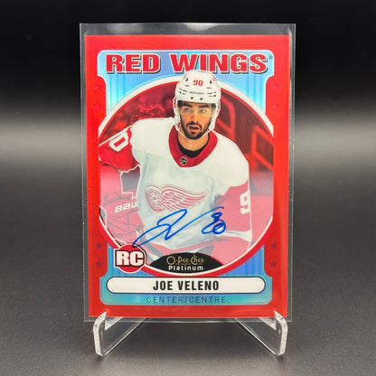 2021-22 O-Pee-Chee Platinum JOE VELENO #R-81 Retro Rainbow Red Rookie RC