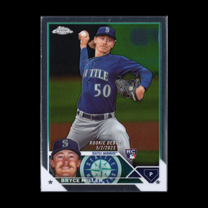 2023 Topps Chrome Updated Series BRYCE MILLER #USC99 Rookie debut RC