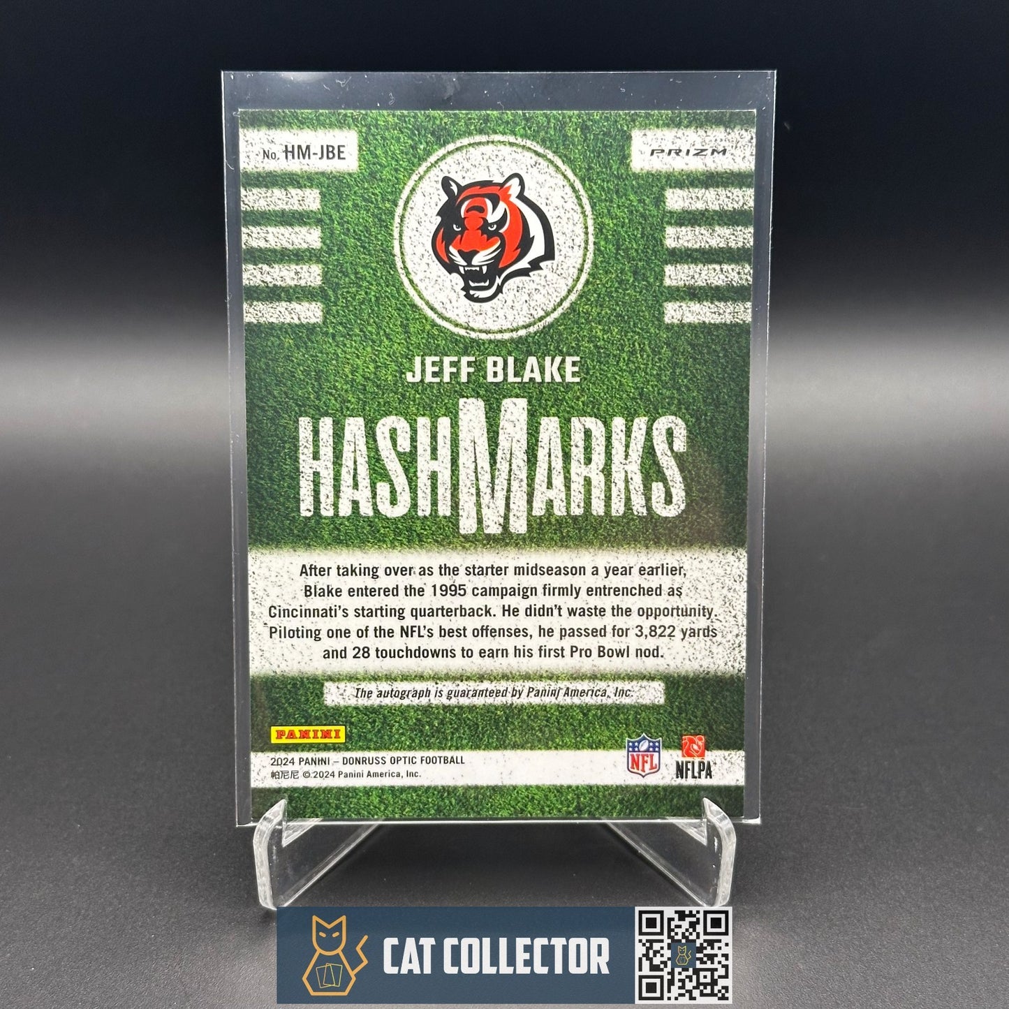 2024 Panini Donruss JEFF BLAKE #HM-JBE Hashmarks Auto Prizm