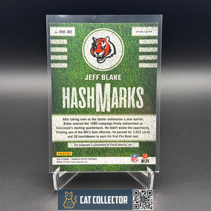 2024 Panini Donruss JEFF BLAKE #HM-JBE Hashmarks Auto Prizm