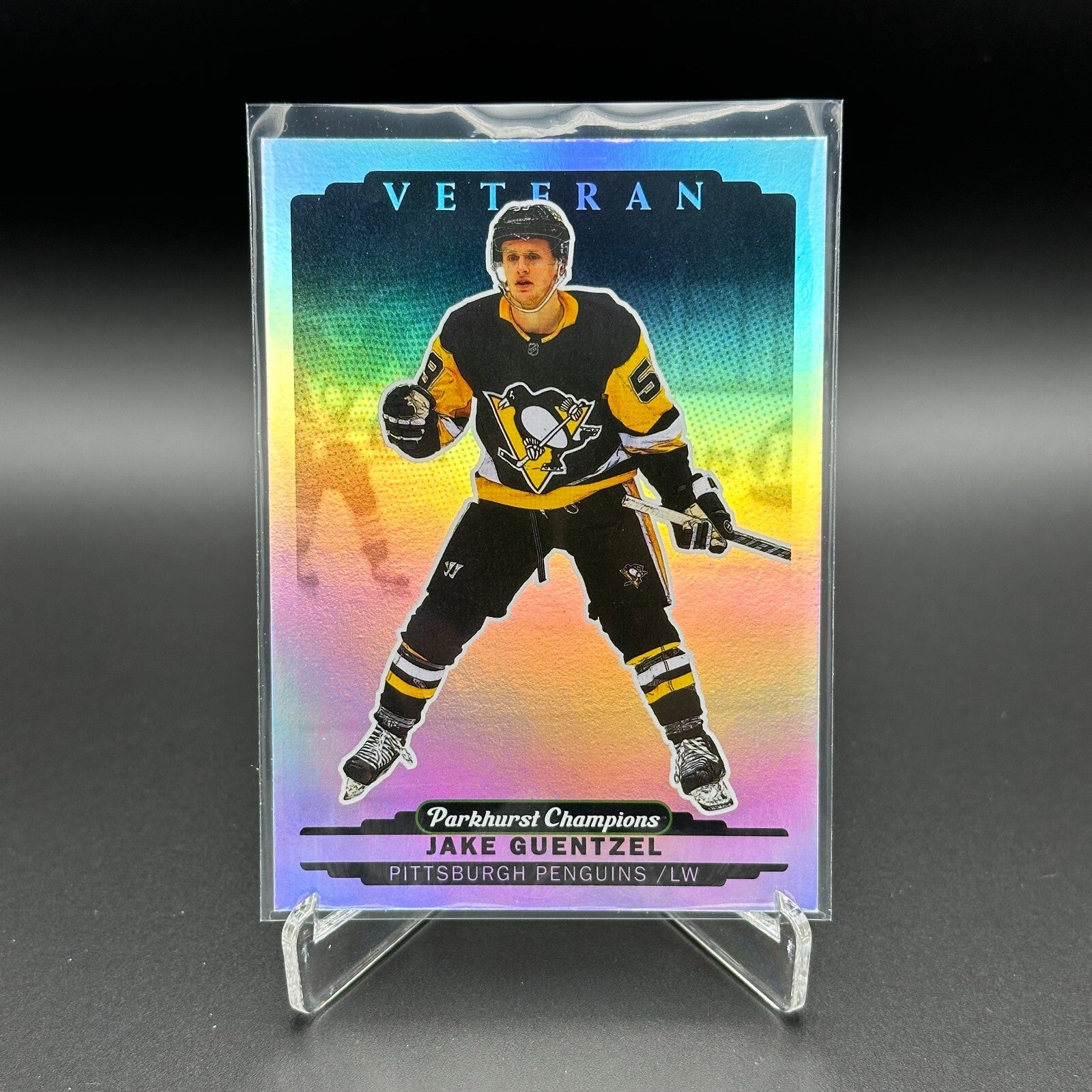 2022-23 UD Parkhurst Champions JAKE GUENTZEL #196 Rainbow - Pittsburgh Penguins