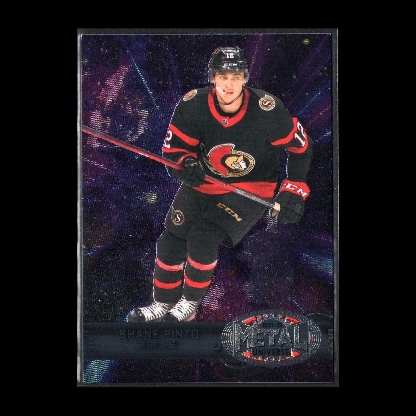 2021-22 SkyBox Metal Universe SHANE PINTO #R-34 Retro Rookies RC