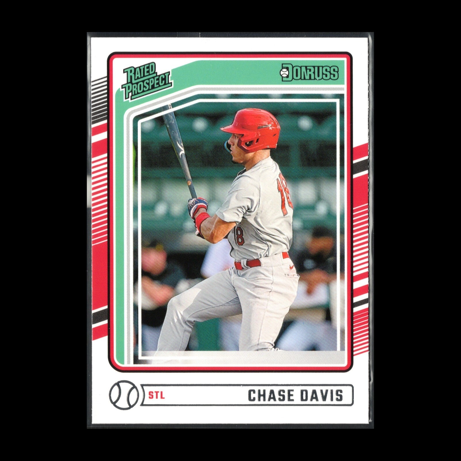 2024 Panini Donruss CHASE DAVIS #104 Rated Prospect RC