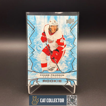 2022-23 UD Ice CHASE PEARSON #130 Rookie RC - Detroit Red Wings