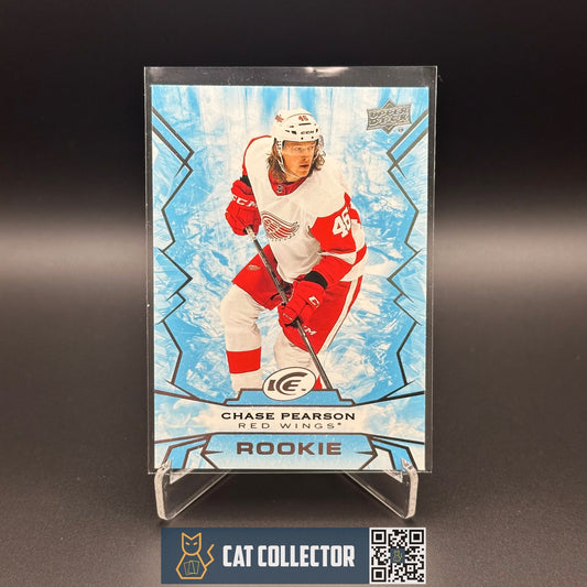 2022-23 UD Ice CHASE PEARSON #130 Rookie RC - Detroit Red Wings
