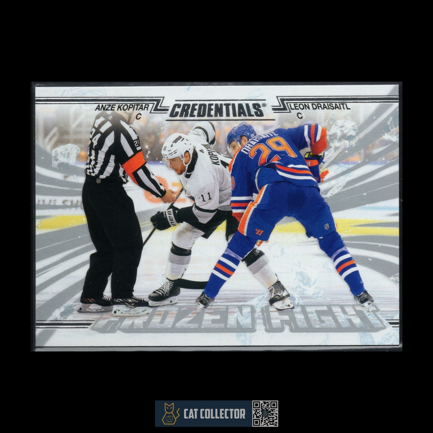 2024-25 UD Credentials ANZE KOPITAR / LEON DRAISAITL #FF-KD Frozen Fight