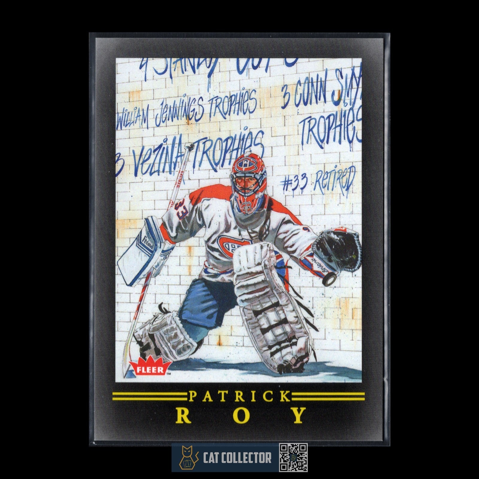 2022-23 UD Credentials PATRICK ROY Fleer Pro Visions SSP - Montreal Canadiens