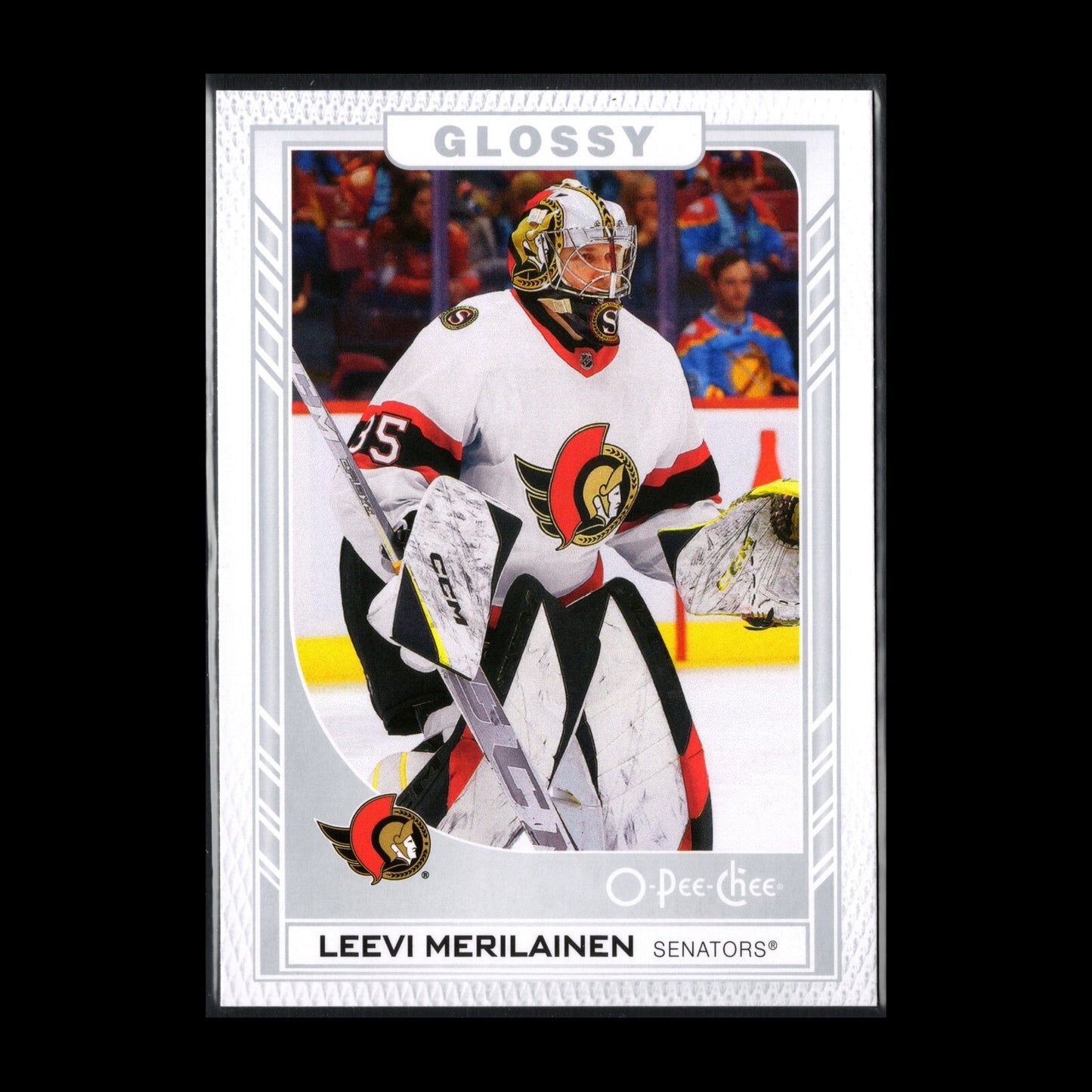 2023-24 UD Series 2 LEEVI MERILAINEN #R-31 O-Pee-Chee Glossy - Ottawa Senators