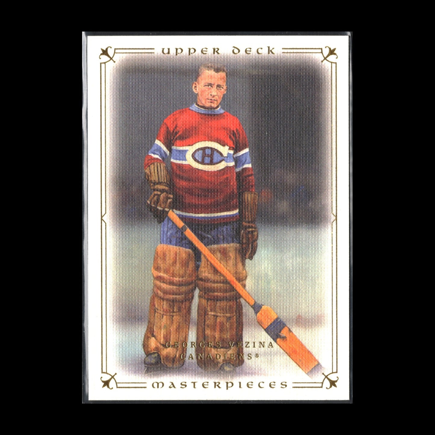 2008-09 Upper Deck Masterpieces Hockey GEORGES VEZINA #29 - Montreal Canadiens