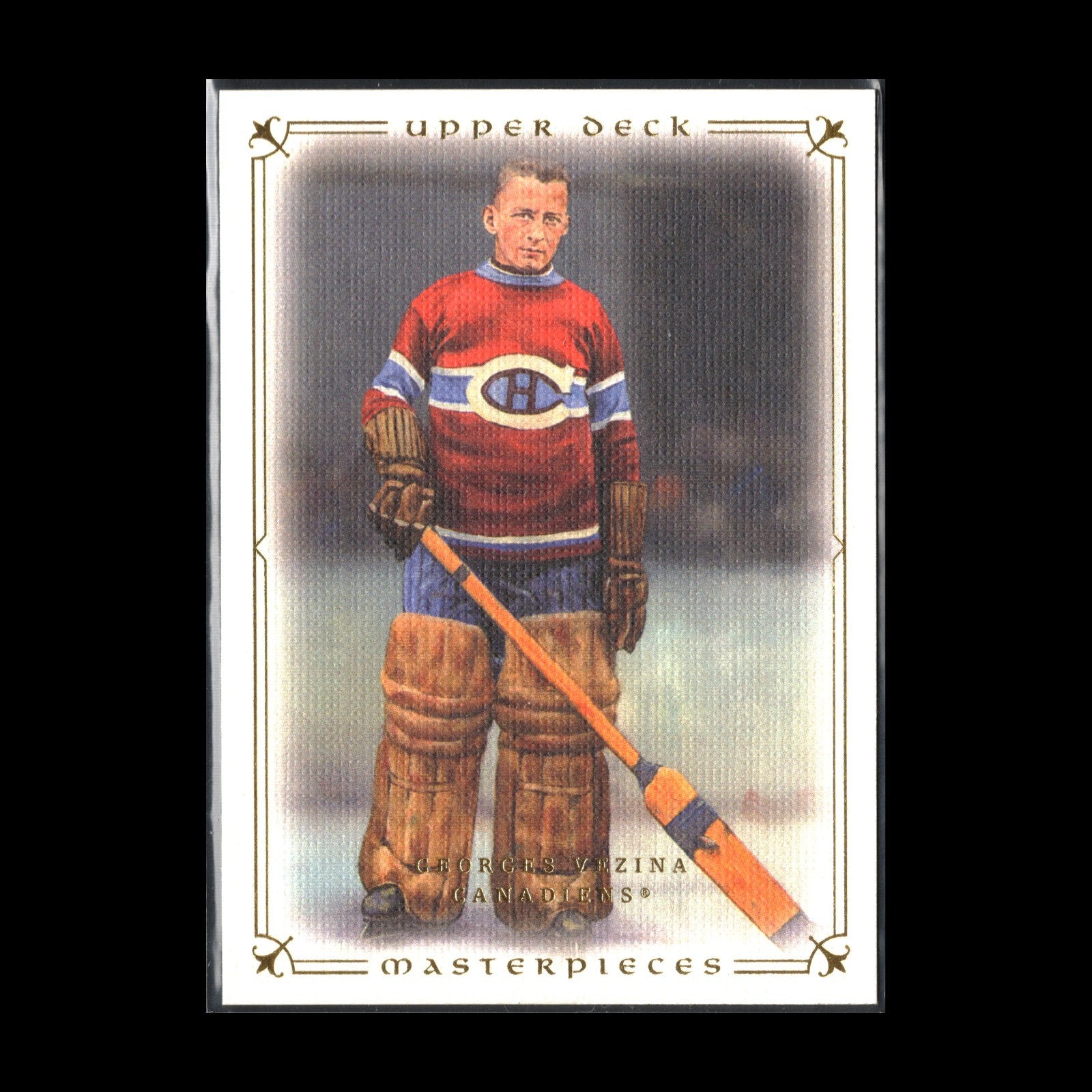 2008-09 Upper Deck Masterpieces Hockey GEORGES VEZINA #29 - Montreal Canadiens