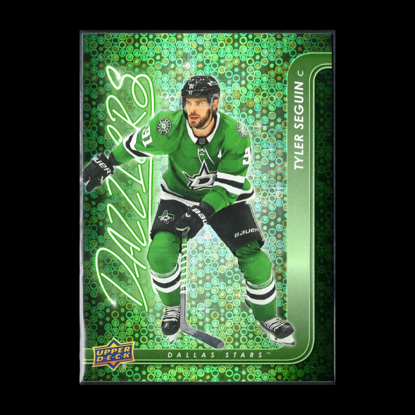 2024-25 UD Series 1 TYLER SEGUIN #DZ-34 Dazzlers Green - Dallas Stars