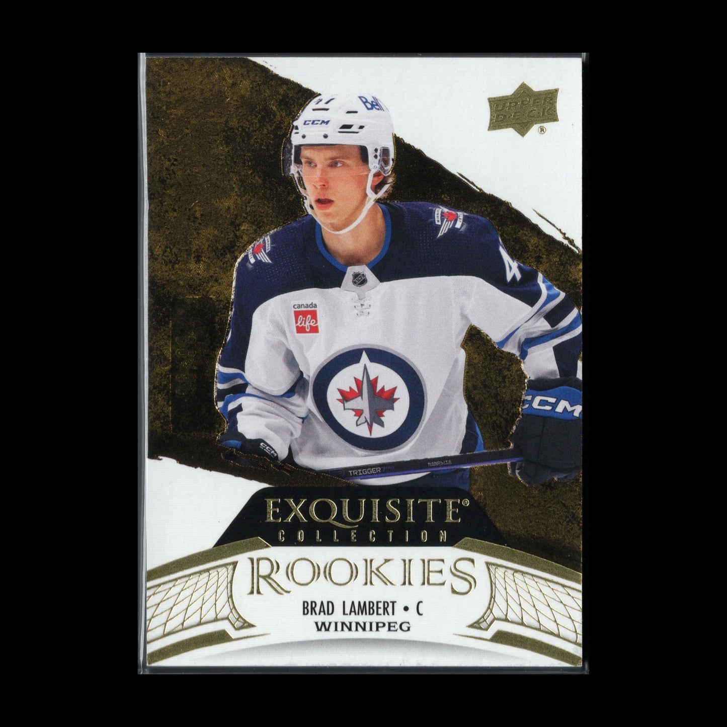2024-25 UD Exquisite Collection BRAD LAMBERT #R-BL Rookies Gold RC /99