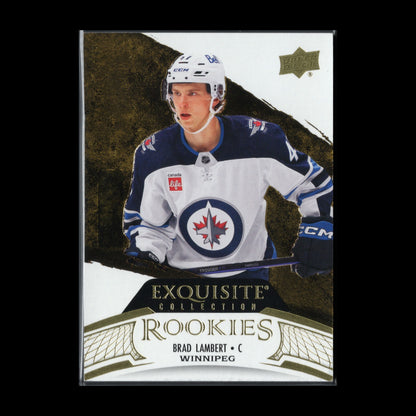 2024-25 UD Exquisite Collection BRAD LAMBERT #R-BL Rookies Gold RC /99