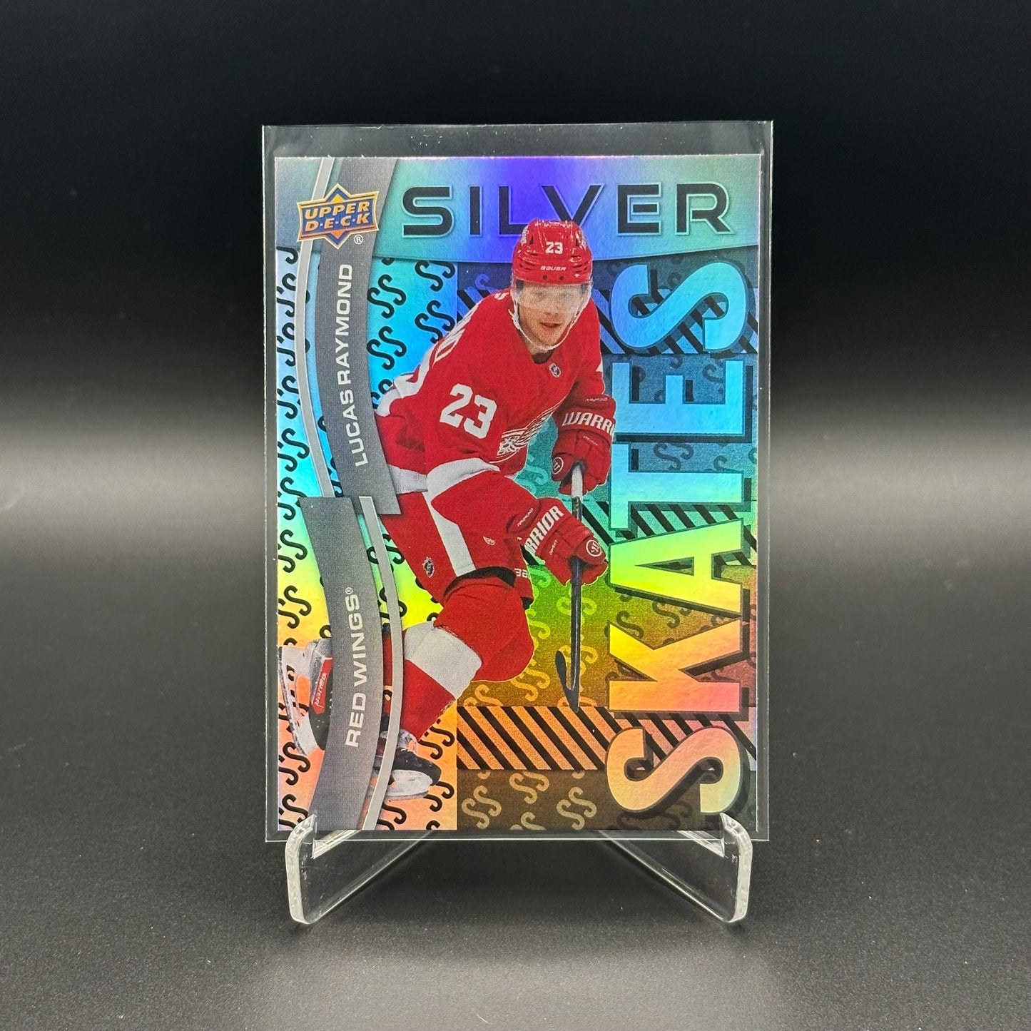 2024-25 UD Extended series LUCAS RAYMOND #SS-28 Silver Skates Detroit Red Wings