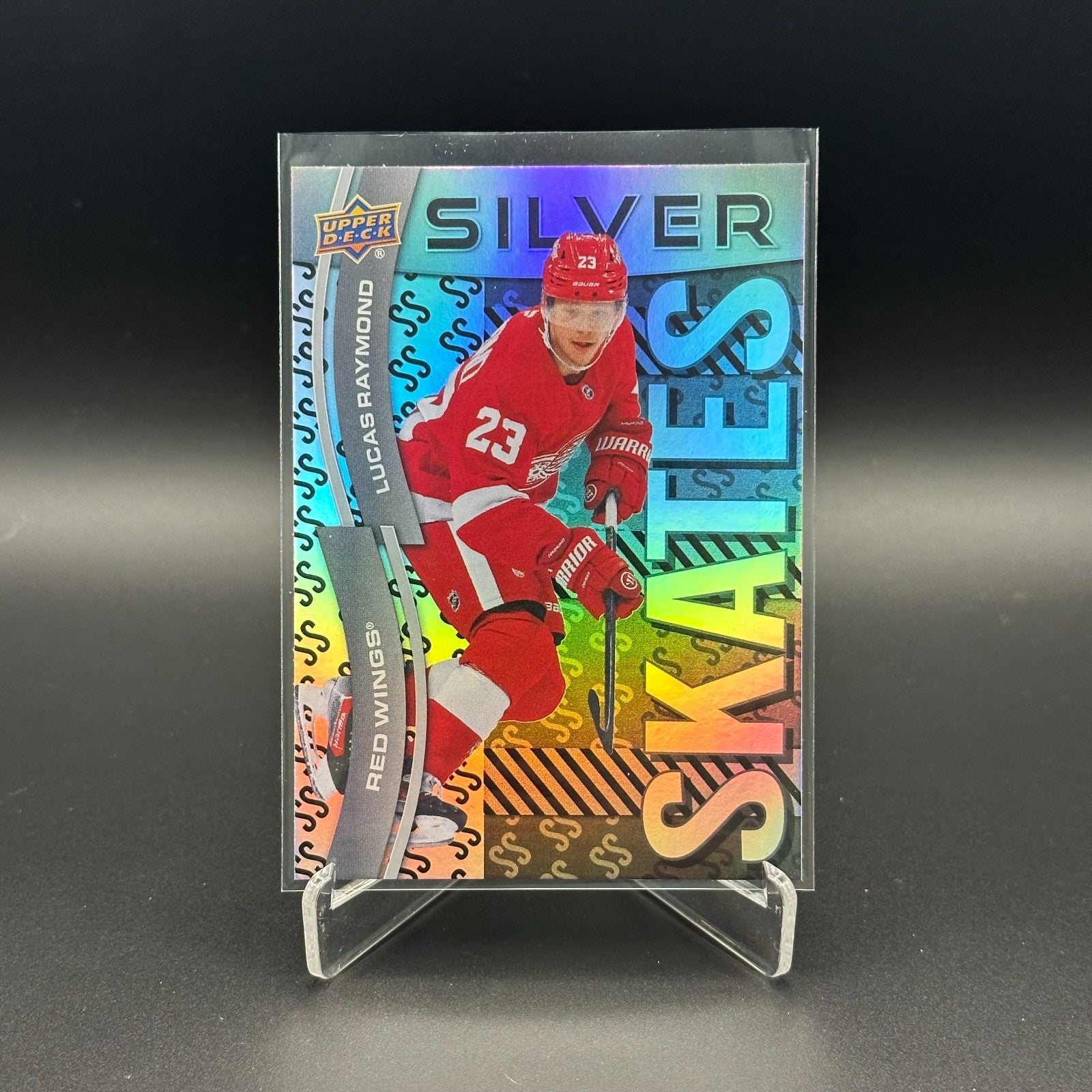 2024-25 UD Extended series LUCAS RAYMOND #SS-28 Silver Skates Detroit Red Wings