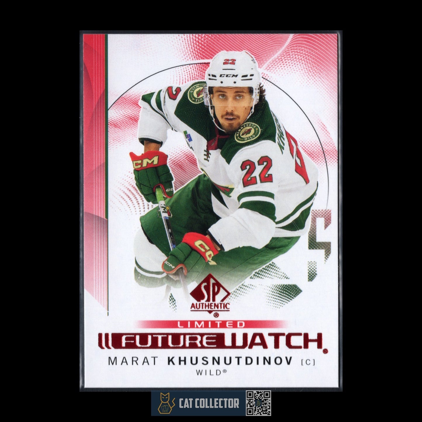2024-25 UD SP Authentic MARAT KHUSNUTDINOV #124 Future Watch Limited Red RC
