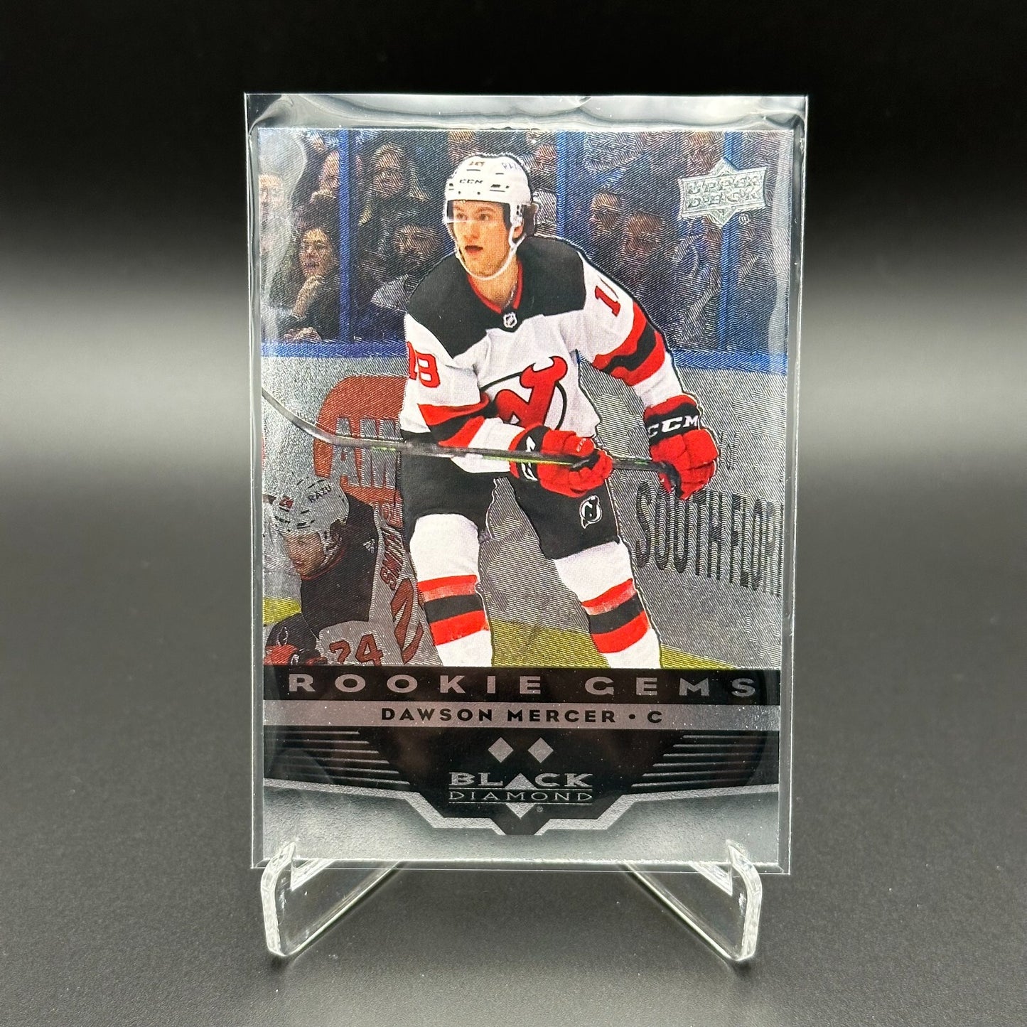 2021-22 UD Extended DAWSON MERCER #BD-22 Black Diamond Rookie Gems - NJ Devils