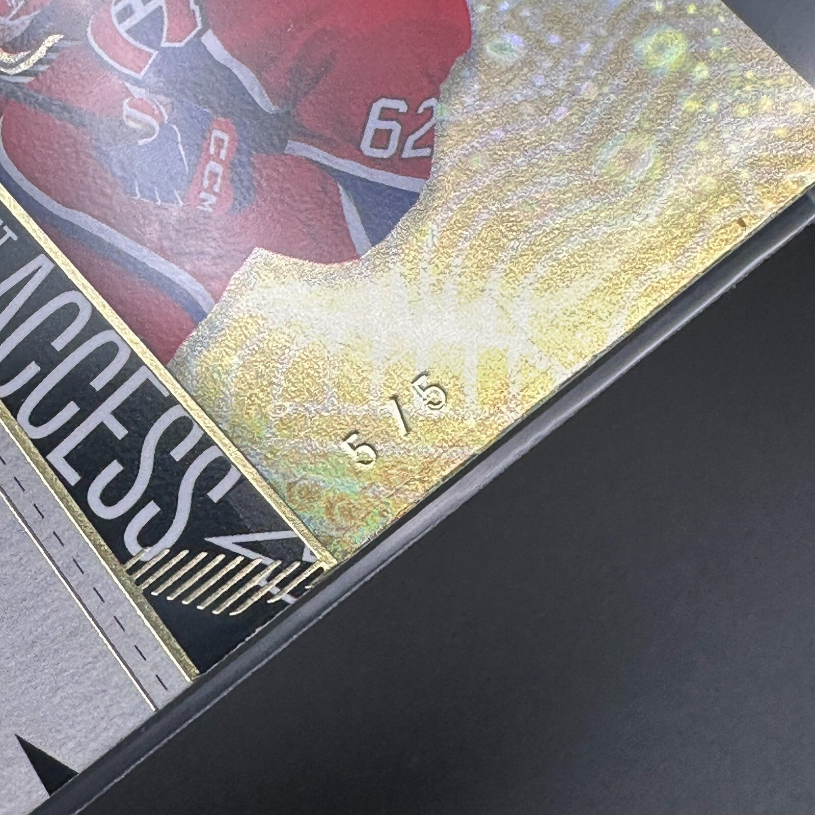 2023-24 UD Credentials OWEN BECK #186 Debut Ticket Access Gold 5/5 RC