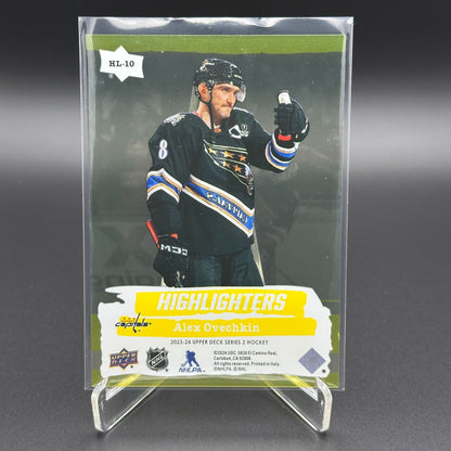 2023-24 UD Series 2 ALEXANDER OVECHKIN #HL-10 Highlighters Yellow