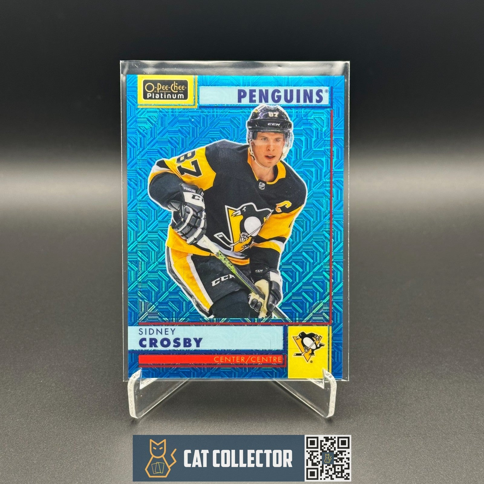 2022-23 O-Pee-Chee Platinum SIDNEY CROSBY #R-39 Blue Traxx /199 SP