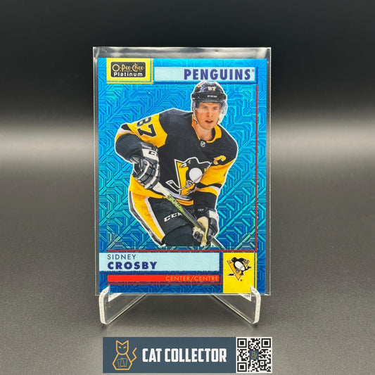 2022-23 O-Pee-Chee Platinum SIDNEY CROSBY #R-39 Blue Traxx /199 SP