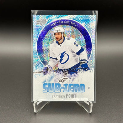 2023-24 UD Ice BRAYDEN POINT #SZ-4 Sub-Zero - Tampa Bay Lightning