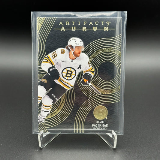 2024-25 UD Artifacts DAVID PASTRNAK #A-DP Aurum Bounty UNSCRATCHED